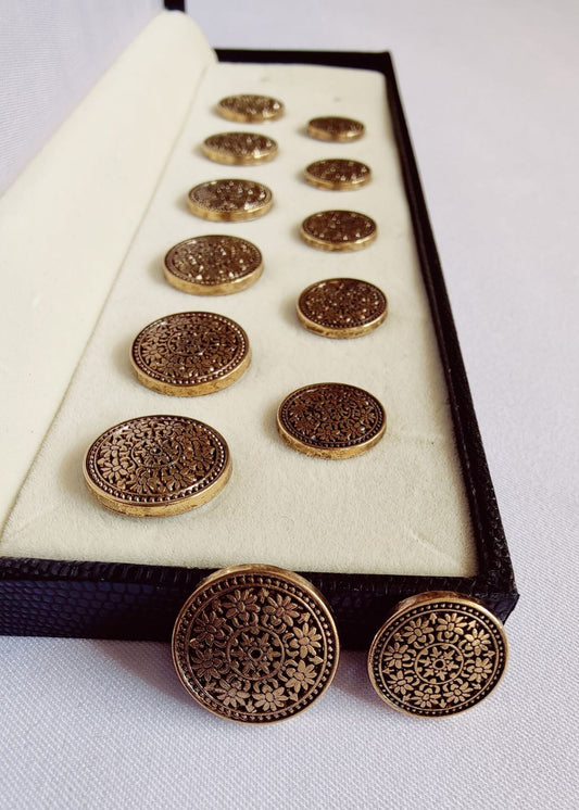 Royal Sherwani Metal Suit Sherwani Buttons