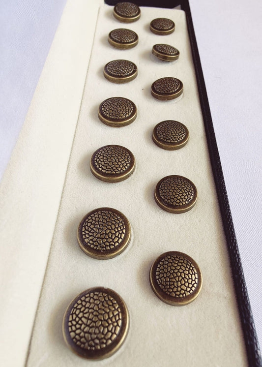 Copper Golden Metal Suit Sherwani Buttons