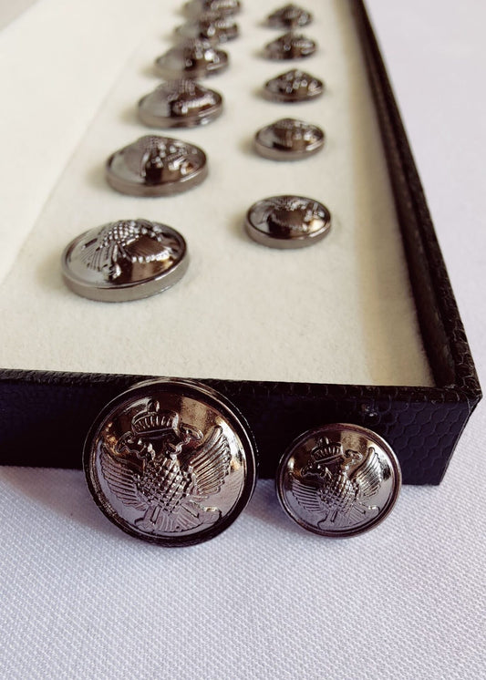 Metal Engraved Suit Sherwani Buttons