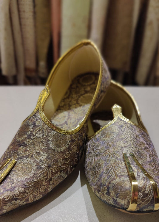 Multi Print traditional mojari shoes