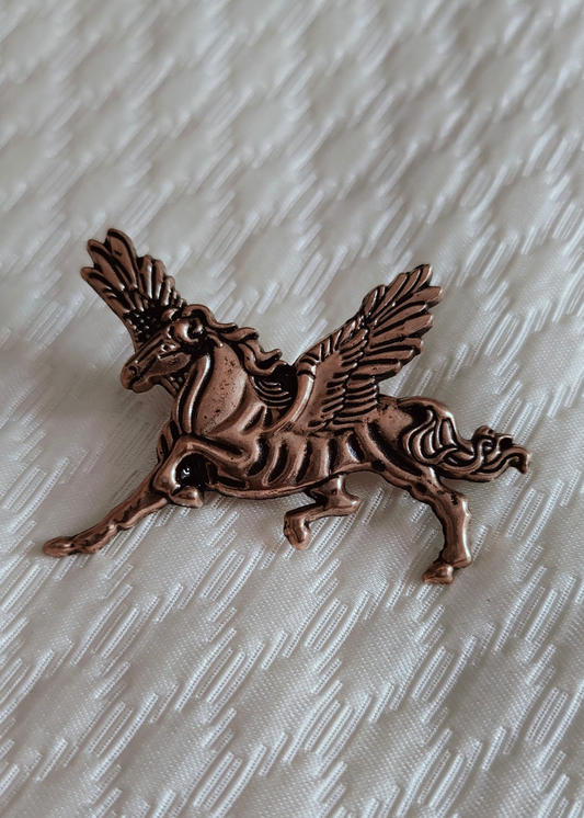 Antique Gold Horse Designer Brooch