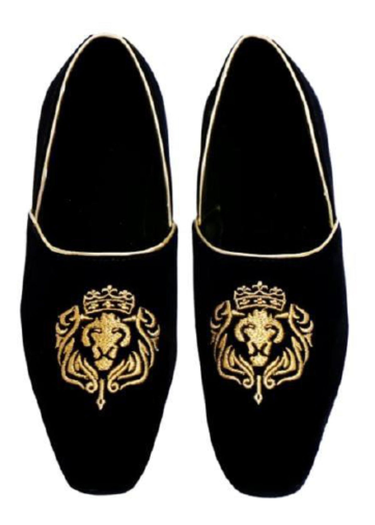 Black Suede Loafers Slip-Ons for Mens