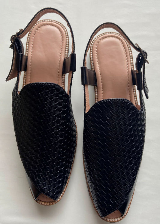 BLACK MATT SANDLE FOR MEN