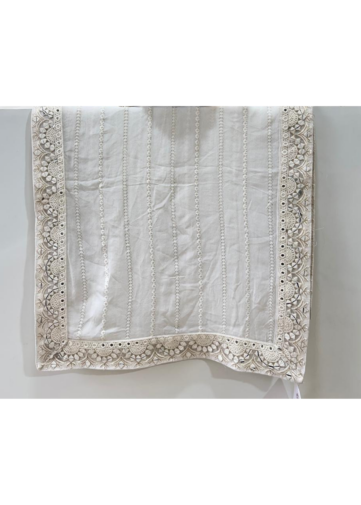 CREAM GEOREGETTE LINING  DUPATTA