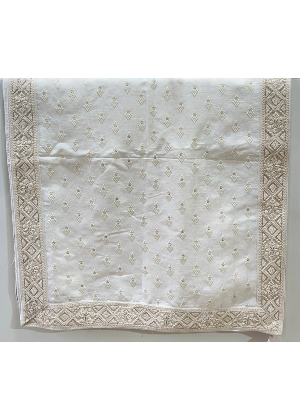 OFF WHITE CHANDERI STOLE