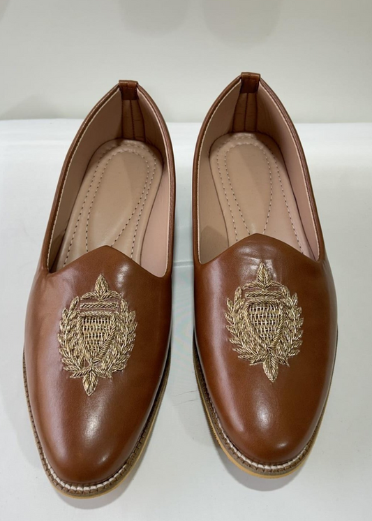 TAN LOAFERS SHOES FOR MEN