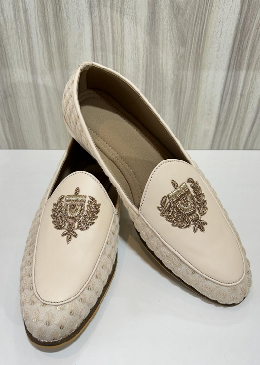 CREAM CHICKEN KARI SHOE FOR MEN