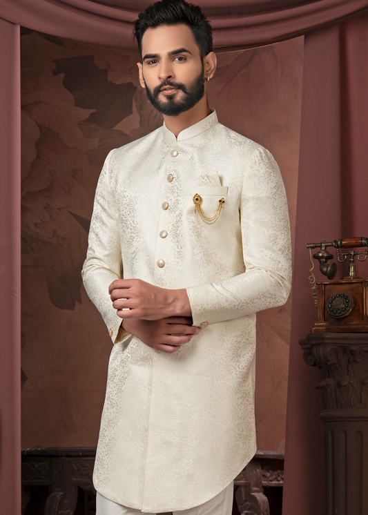 Pearl Designer Open Indowestern Set