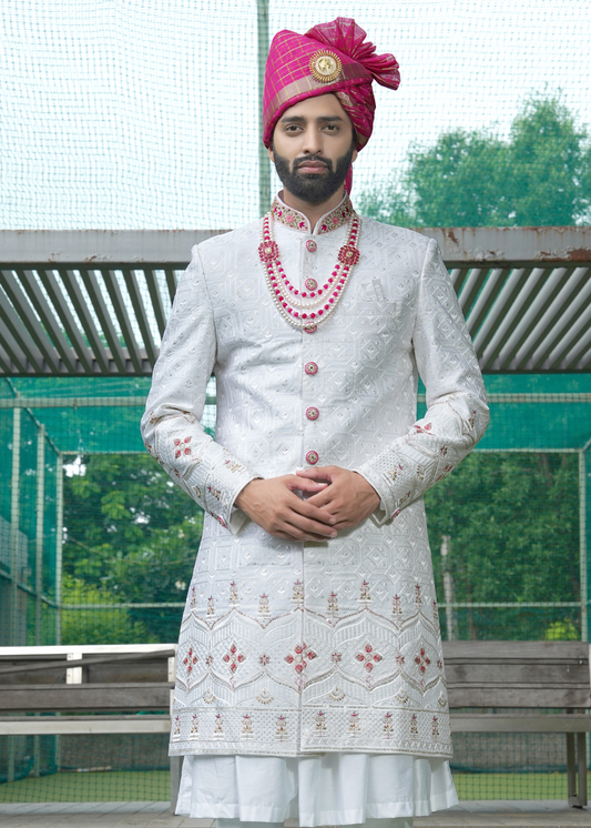 Pearl Embroidered Sherwani